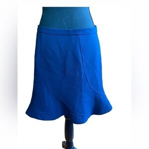 J Crew Navy Blue flounce Flare skirt Mini